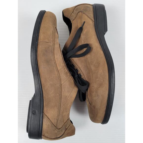 Gravity Defyer G-Defy Mens 12 Dugan Tan Nubuck Comfort Casual Leather Shoes - Picture 6 of 11